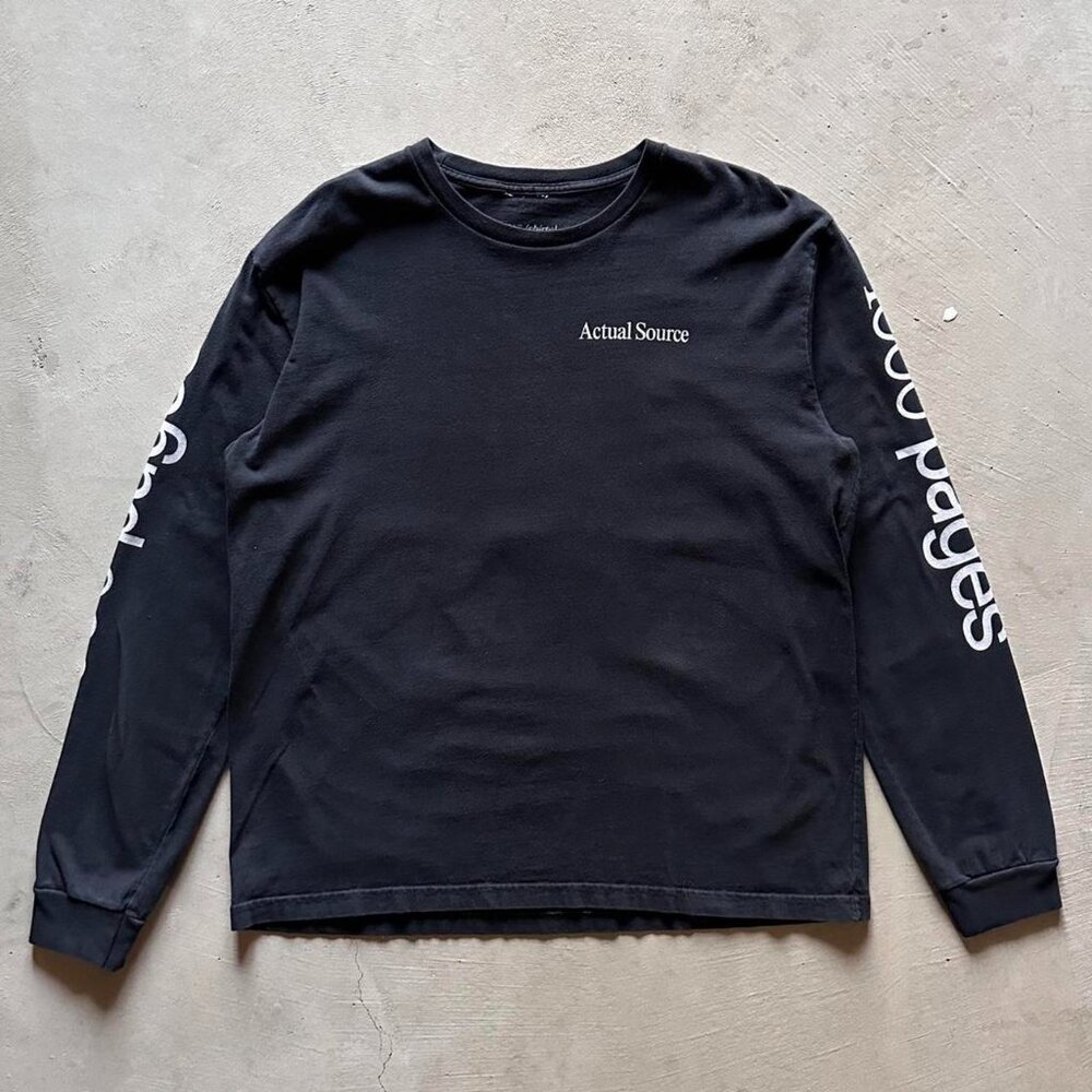actual source graphic boxy longsleeve